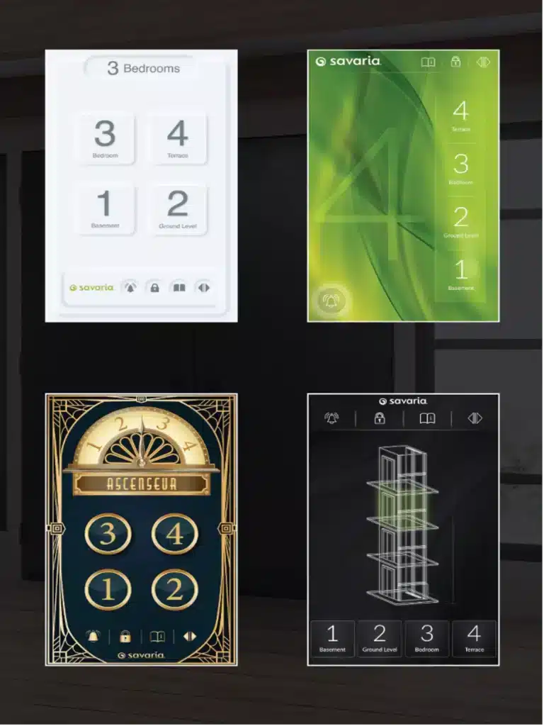 Savaria Elevator with a Touchscreen Control Panel Brochure